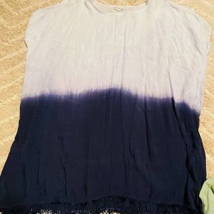 Fringe swim suit cover up